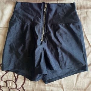 Black High Waisted Shorts
